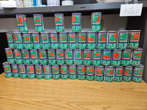 Picture of 7up state can collection