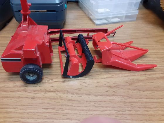 Picture of Case pull-type harvestor