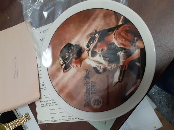 Picture of Norman Rockwell plate "faith"
